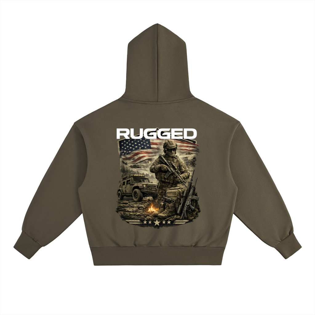 RUGGED SWEATSHIRT w/ HONORING FALLEN COMRADS
